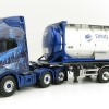 WSI 01-3435 Volvo FH04 GL XL 6x2 Truck with Trailer 25ft Tank Container - Ingo Dinges - Scale 1:50