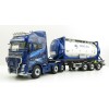 WSI 01-3435 Volvo FH04 GL XL 6x2 Truck with Trailer 25ft Tank Container - Ingo Dinges - Scale 1:50
