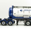 WSI 01-3435 Volvo FH04 GL XL 6x2 Truck with Trailer 25ft Tank Container - Ingo Dinges - Scale 1:50