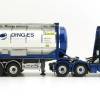 WSI 01-3435 Volvo FH04 GL XL 6x2 Truck with Trailer 25ft Tank Container - Ingo Dinges - Scale 1:50