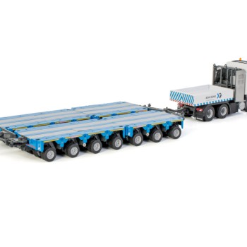 WSI 01-3438 SCANIA R6 HIGHLINE 6X4 INTER COMBI SCHEUERLE SET + BALLAST BOX + HITCH - Bok Seng - Scale 1:50