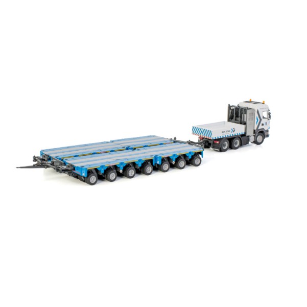 WSI 01-3438 SCANIA R6 HIGHLINE 6X4 INTER COMBI SCHEUERLE SET + BALLAST BOX + HITCH - Bok Seng - Scale 1:50