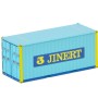 WSI 01-3491 20 FT Shipping Container Jinert with Lifting Straps - Scale 1:50