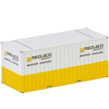 WSI 01-3492 20 FT Shipping Container Mediaco with Lifting Straps - Scale 1:50