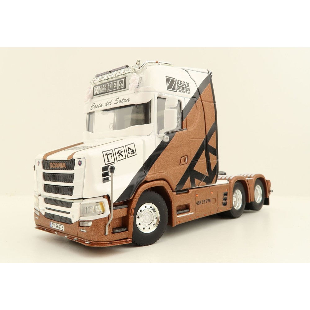 WSI 01-3582 Vlastuin Torpedo 6x2 Truck Prime Mover - Kran & Anleggsteknikk - Scale 1:50