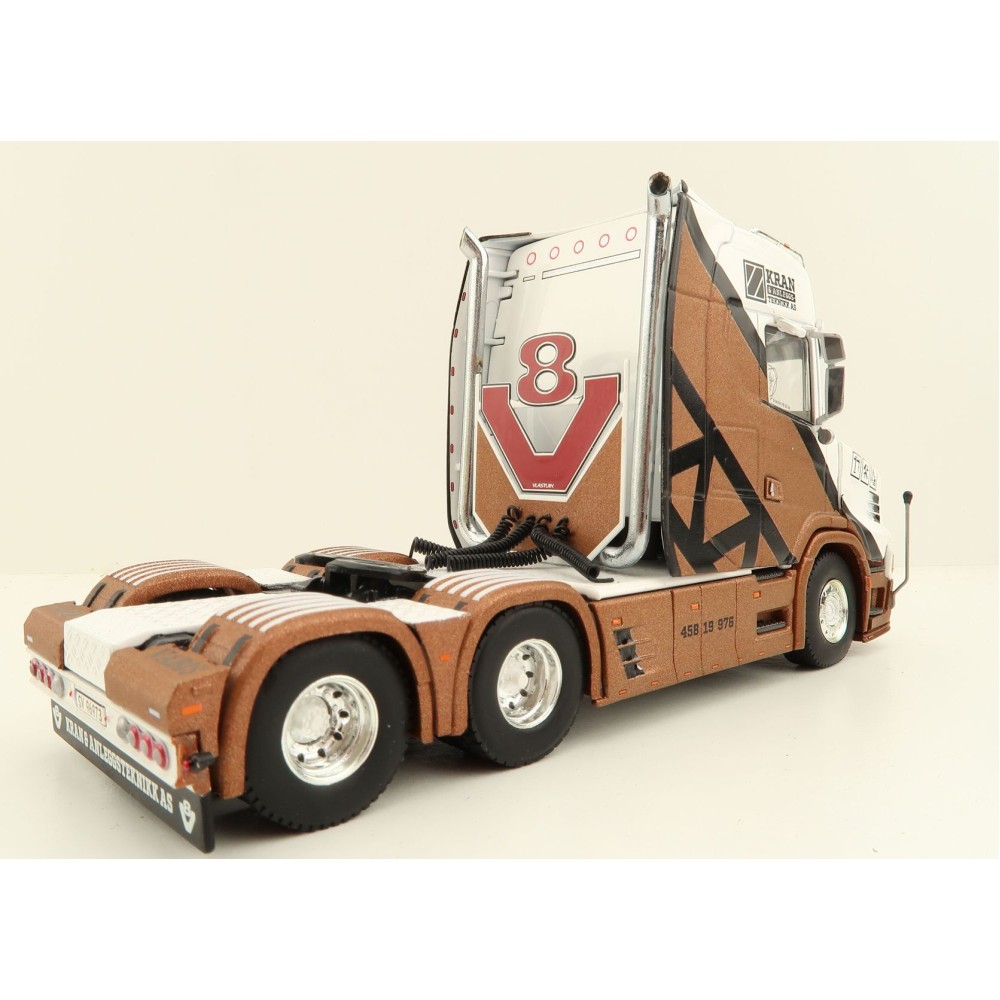 WSI 01-3582 Vlastuin Torpedo 6x2 Truck Prime Mover - Kran & Anleggsteknikk - Scale 1:50