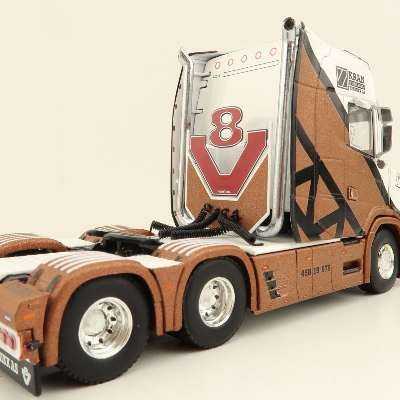 WSI 01-3582 Vlastuin Torpedo 6x2 Truck Prime Mover - Kran & Anleggsteknikk - Scale 1:50