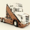 WSI 01-3582 Vlastuin Torpedo 6x2 Truck Prime Mover - Kran & Anleggsteknikk - Scale 1:50