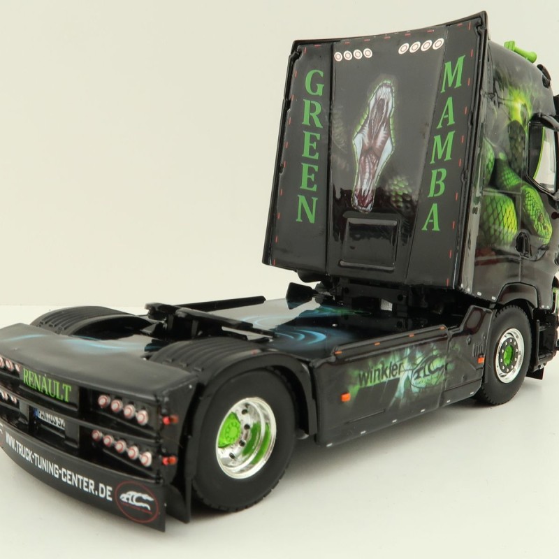 WSI 01-3631 - Renault Trucks T High 4x2 Prime Mover - Richter Green Mamba - Scale 1:50