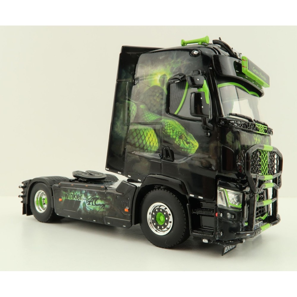 WSI 01-3631 - Renault Trucks T High 4x2 Prime Mover - Richter Green Mamba - Scale 1:50