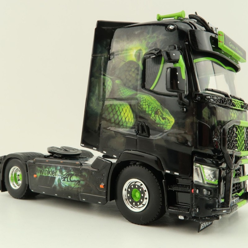 WSI 01-3631 - Renault Trucks T High 4x2 Prime Mover - Richter Green Mamba - Scale 1:50