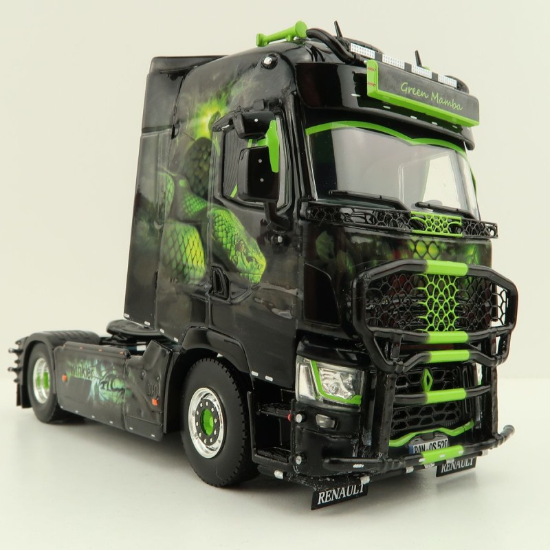 WSI 01-3631 - Renault Trucks T High 4x2 Prime Mover - Richter Green Mamba - Scale 1:50