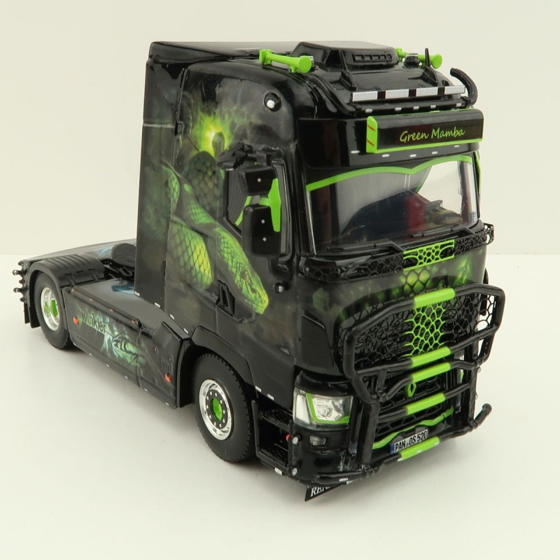 WSI 01-3631 - Renault Trucks T High 4x2 Prime Mover - Richter Green Mamba - Scale 1:50