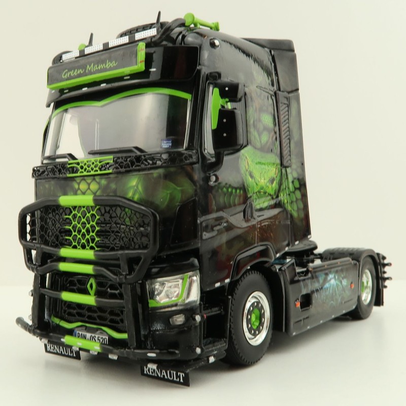 WSI 01-3631 - Renault Trucks T High 4x2 Prime Mover - Richter Green Mamba - Scale 1:50