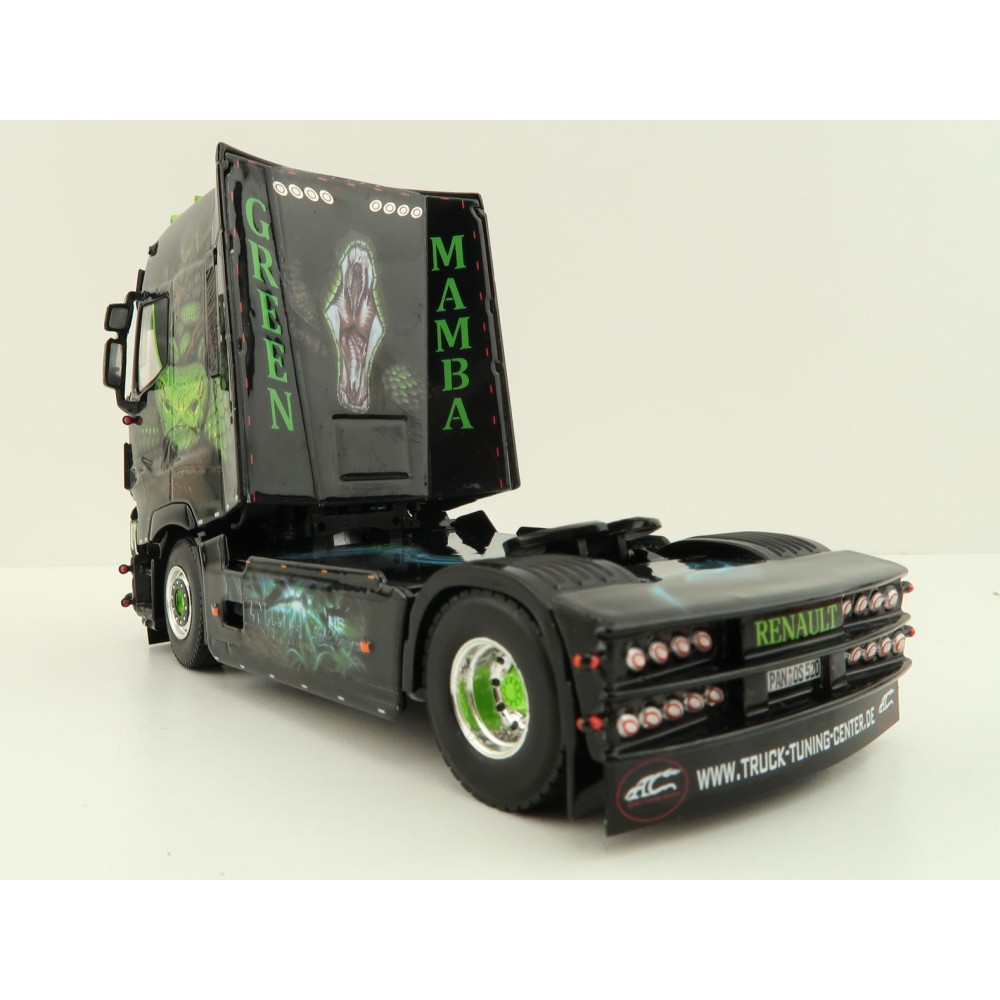 WSI 01-3631 - Renault Trucks T High 4x2 Prime Mover - Richter Green Mamba - Scale 1:50