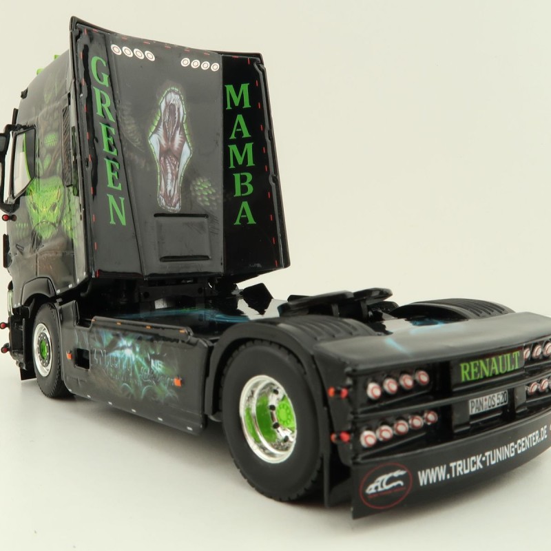 WSI 01-3631 - Renault Trucks T High 4x2 Prime Mover - Richter Green Mamba - Scale 1:50