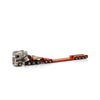 WSI 01-3681 Scania Highline 8x4 Truck with 4-axle low loader - Esser Schwertransporte - Scale 1:50