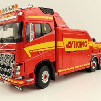 WSI 01-3708 Volvo FH4 Globetrotter 6x2 Falkom Wrecker Truck - Viking - Scale 1:50