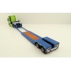 WSI 01-3752 Volvo FH5 Globetrotter XL 6X2 Tag Axle Truck 2 Axle Low Loader - Nordic Crane - Scale 1:50