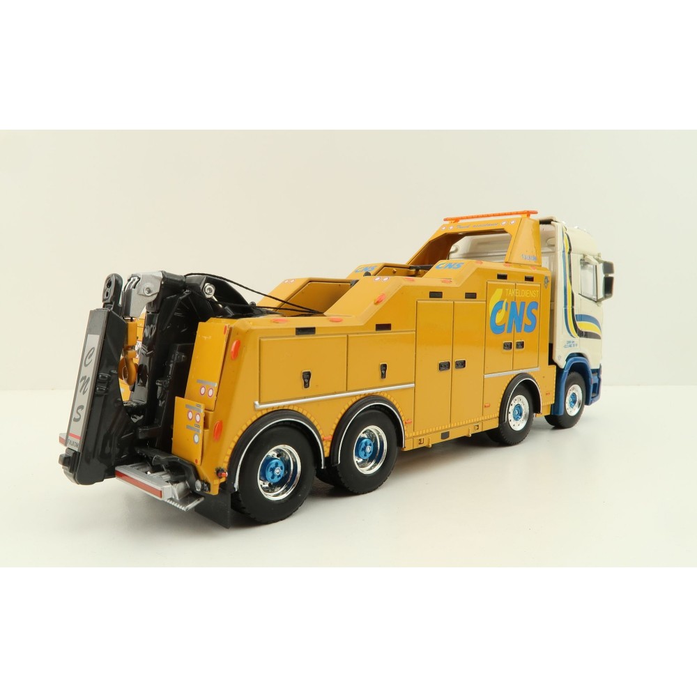 WSI 01-3813 Scania S Normal CS20N 8X4 Falkom Wrecker Truck - CNS Takeldienst - Scale 1:50