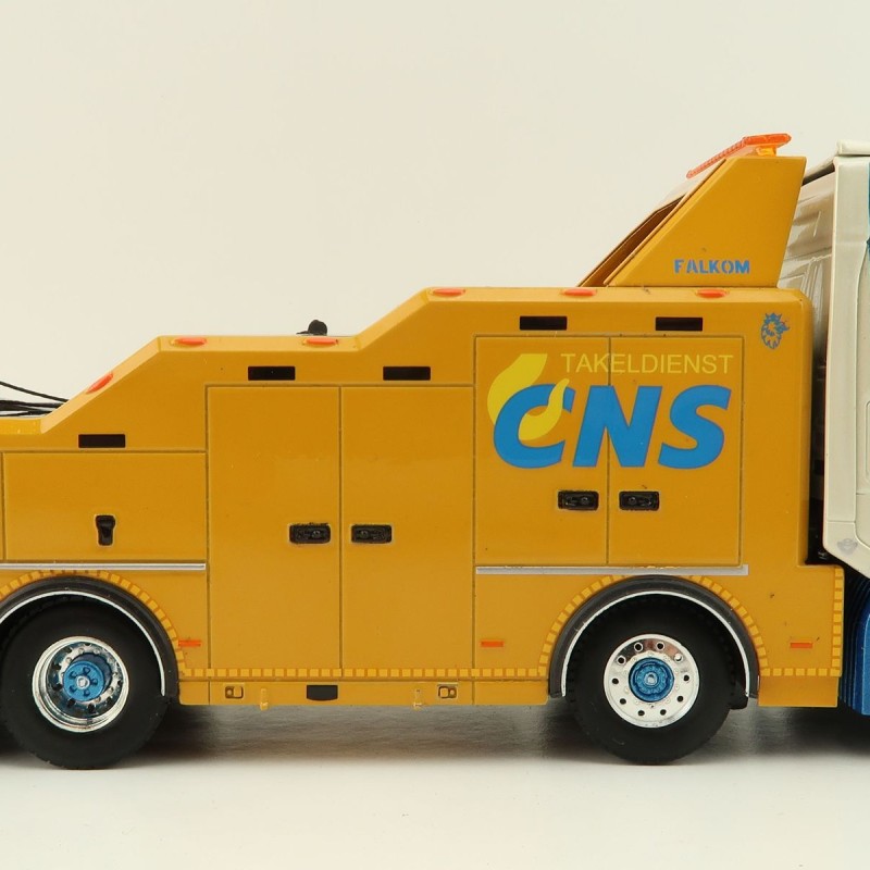 WSI 01-3813 Scania S Normal CS20N 8X4 Falkom Wrecker Truck - CNS Takeldienst - Scale 1:50