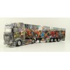 WSI 01-3931 Scania S Highline CS20H 4X2 Truck & Reefer Trailer 3axle Heide Logistik - Scale 1:50
