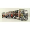 WSI 01-3931 Scania S Highline CS20H 4X2 Truck & Reefer Trailer 3axle Heide Logistik - Scale 1:50