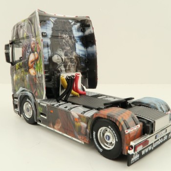 WSI 01-3931 Scania S Highline CS20H 4X2 Truck & Reefer Trailer 3axle Heide Logistik - Scale 1:50