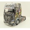 WSI 01-3931 Scania S Highline CS20H 4X2 Truck & Reefer Trailer 3axle Heide Logistik - Scale 1:50