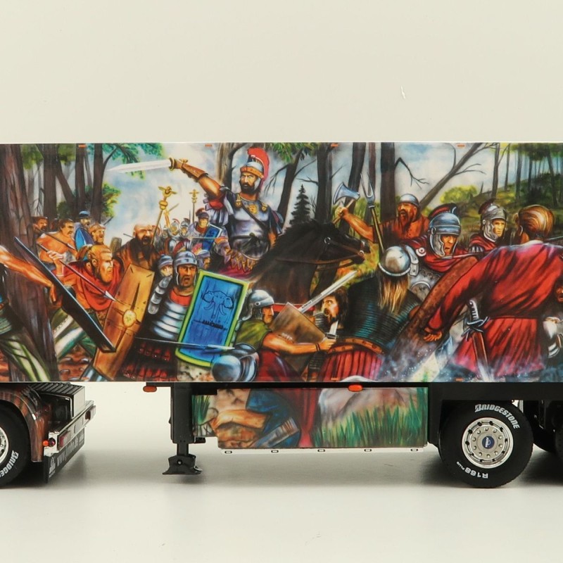 WSI 01-3931 Scania S Highline CS20H 4X2 Truck & Reefer Trailer 3axle Heide Logistik - Scale 1:50