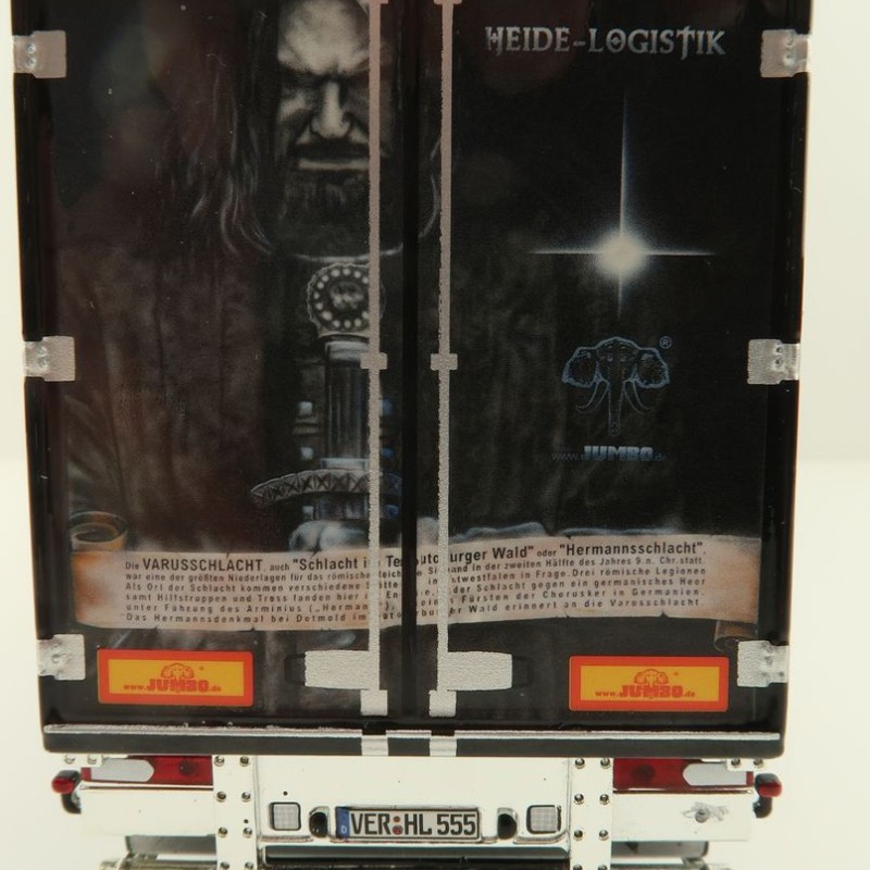 WSI 01-3931 Scania S Highline CS20H 4X2 Truck & Reefer Trailer 3axle Heide Logistik - Scale 1:50