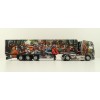 WSI 01-3931 Scania S Highline CS20H 4X2 Truck & Reefer Trailer 3axle Heide Logistik - Scale 1:50