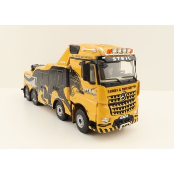 WSI 01-3977 Mercedes-Benz Arocs MP4 Stream Space 8x4 Falkom Wrecker Truck - Steil - Scale 1:50