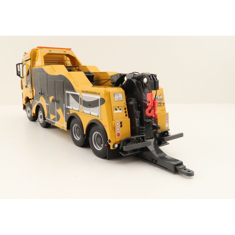 WSI 01-3977 Mercedes-Benz Arocs MP4 Stream Space 8x4 Falkom Wrecker Truck - Steil - Scale 1:50