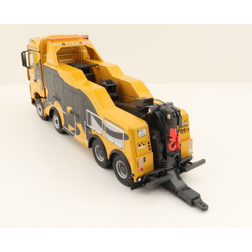 WSI 01-3977 Mercedes-Benz Arocs MP4 Stream Space 8x4 Falkom Wrecker Truck - Steil - Scale 1:50