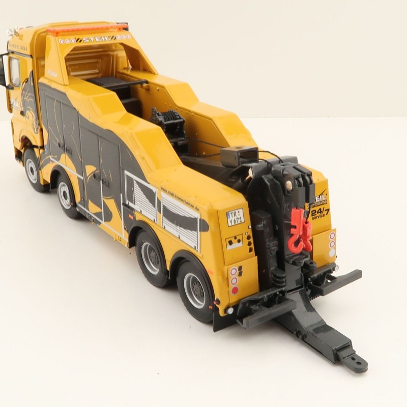 WSI 01-3977 Mercedes-Benz Arocs MP4 Stream Space 8x4 Falkom Wrecker Truck - Steil - Scale 1:50
