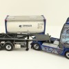 WSI 01-4000 Scania S Highline CS20H 4x2 Truck with 3-Axle Container Trailer & 20 ft Tank Container - Ingo Dinges - Scale 1:50