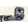 WSI 01-4000 Scania S Highline CS20H 4x2 Truck with 3-Axle Container Trailer & 20 ft Tank Container - Ingo Dinges - Scale 1:50