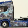 WSI 01-4000 Scania S Highline CS20H 4x2 Truck with 3-Axle Container Trailer & 20 ft Tank Container - Ingo Dinges - Scale 1:50