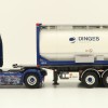 WSI 01-4000 Scania S Highline CS20H 4x2 Truck with 3-Axle Container Trailer & 20 ft Tank Container - Ingo Dinges - Scale 1:50