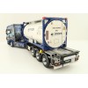 WSI 01-4000 Scania S Highline CS20H 4x2 Truck with 3-Axle Container Trailer & 20 ft Tank Container - Ingo Dinges - Scale 1:50
