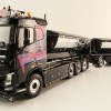 WSI 01-4091 Volvo FH4 8x4 Truck HookLift & trailer & Asphalt Container - General Lee Dukes of Hazzard - Haugen - Scale 1:50