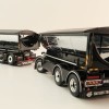 WSI 01-4091 Volvo FH4 8x4 Truck HookLift & trailer & Asphalt Container - General Lee Dukes of Hazzard - Haugen - Scale 1:50