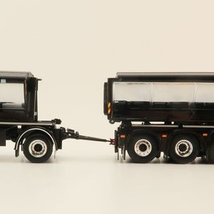 WSI 01-4091 Volvo FH4 8x4 Truck HookLift & trailer & Asphalt Container - General Lee Dukes of Hazzard - Haugen - Scale 1:50