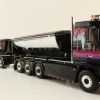 WSI 01-4091 Volvo FH4 8x4 Truck HookLift & trailer & Asphalt Container - General Lee Dukes of Hazzard - Haugen - Scale 1:50
