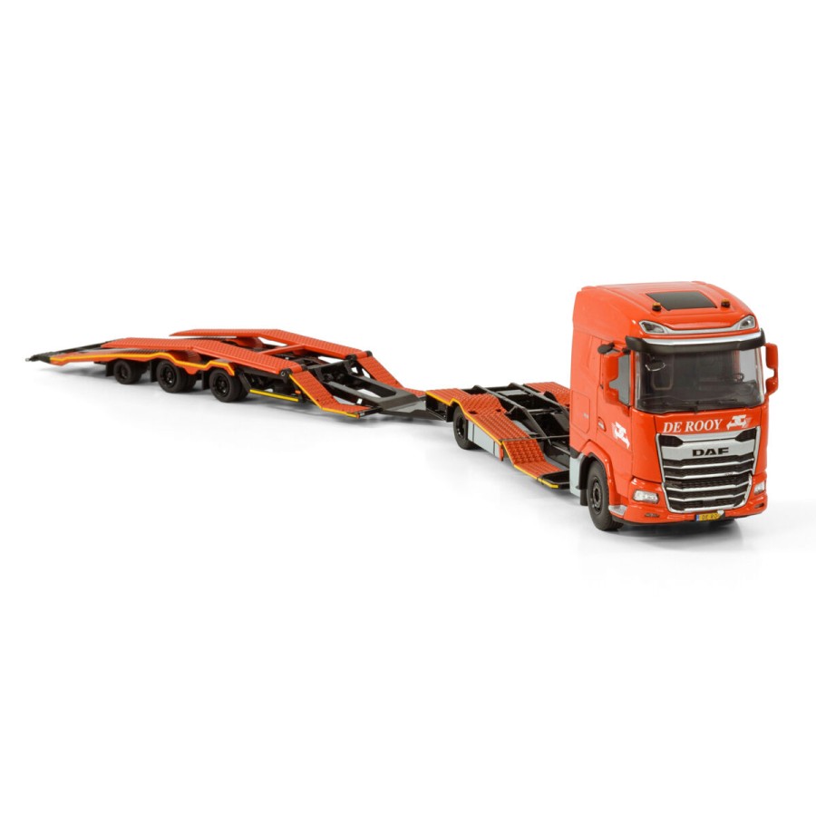 WSI 01-4195-99 Complete Set of 5 Rigid Trucks and Transporter Trailers - De Rooy - Scale 1:50