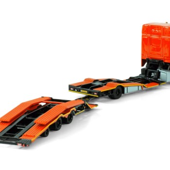 WSI 01-4197 DAF XG SH Rigid Truck Transporter Truck and Trailer - De Rooy - Scale 1:50