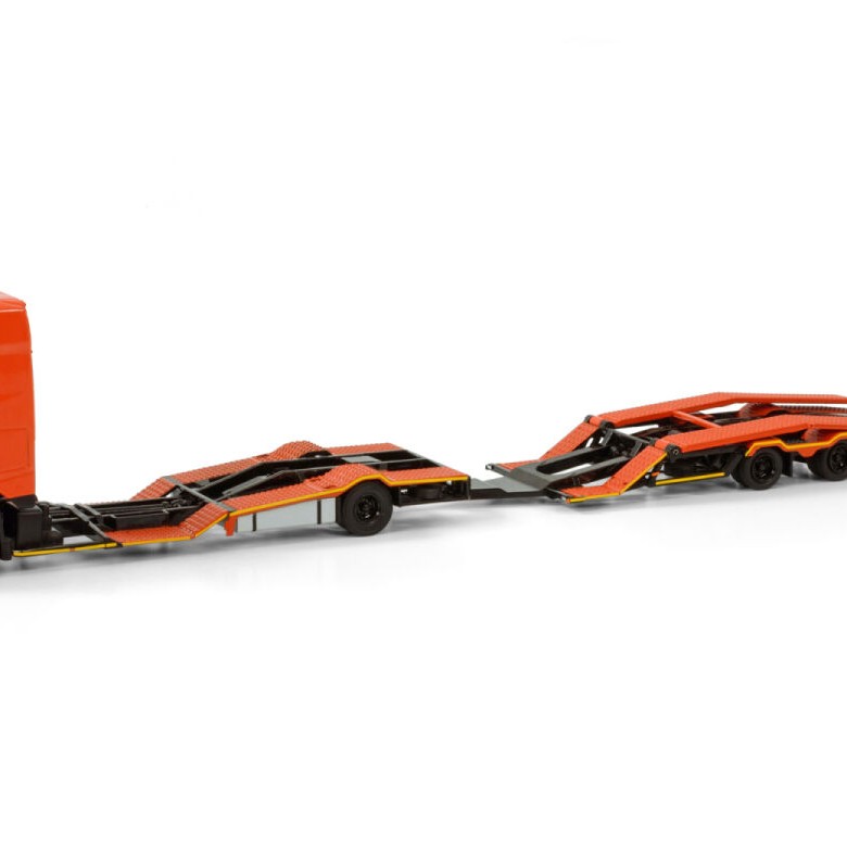 WSI 01-4197 DAF XG SH Rigid Truck Transporter Truck and Trailer - De Rooy - Scale 1:50