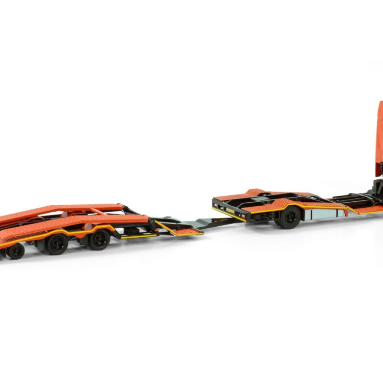 WSI 01-4197 DAF XG SH Rigid Truck Transporter Truck and Trailer - De Rooy - Scale 1:50