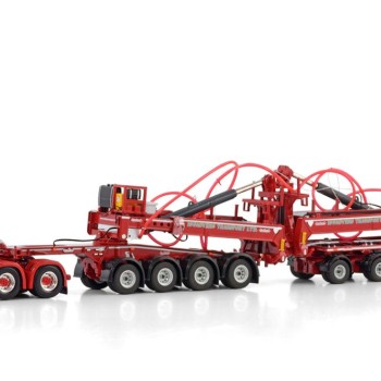 WSI 01-4214 Scania S Highline CS20H 8x4 Windmill Trailer with 4 Axle Dolly - 7 Axle - McFadyens - Scale 1:50